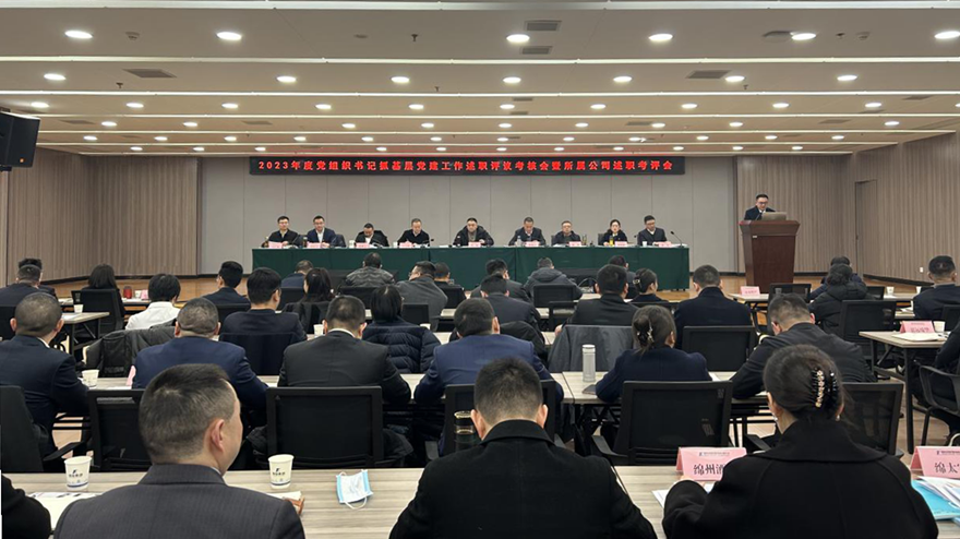 綿投集團(tuán)黨委召開2023年黨組織書記抓基層黨建述職評議會(huì) 綿投集團(tuán)黨委召開2023年黨組織書記抓基層黨建述職評議會(huì)